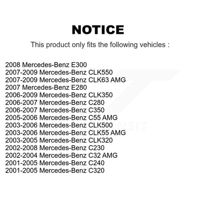 Filtre à air de cabine pour Mercedes-Benz C230 C240 C280 CLK350 CLK320 C320 CLK500 E300