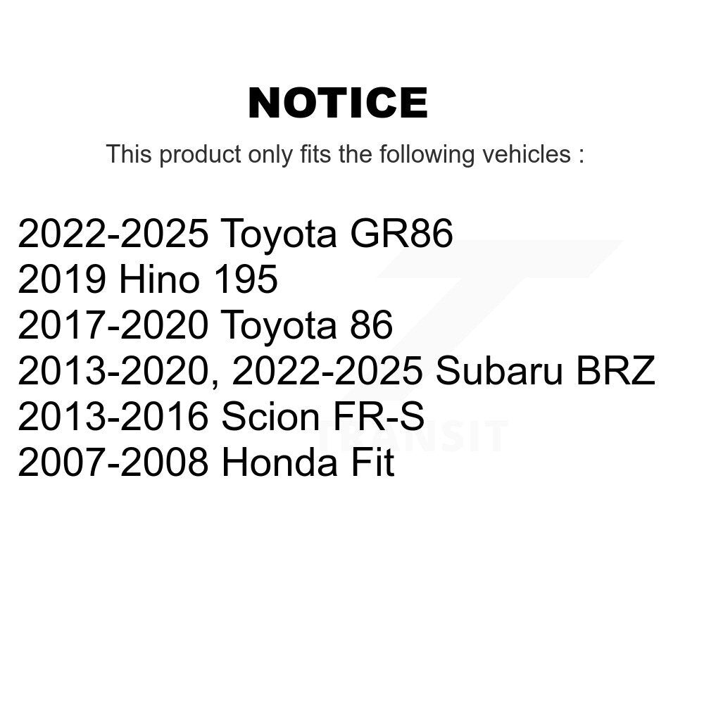 Filtre à air cabine pour Honda Fit Subaru BRZ Scion FR-S Toyota 86 GR86 Hino 195