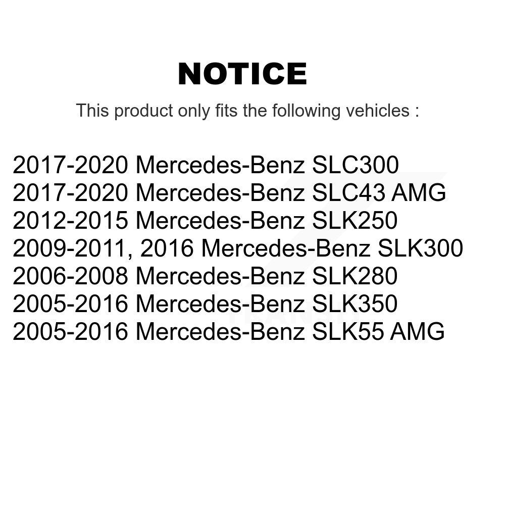 Filtre à air de cabine pour Mercedes-Benz SLK350 SLK280 SLK55 AMG SLK300 SLC300 SLK250