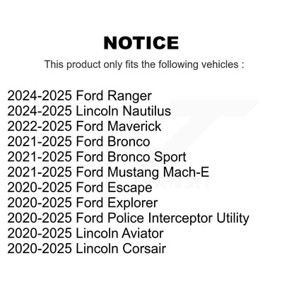 Filtre à air de cabine pour Ford Escape Explorer Bronco Sport Mustang Mach-E Maverick