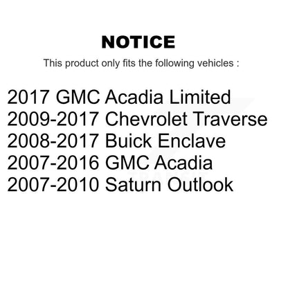 Filtre d'air de cabine pour GMC Acadia Buick Enclave Chevrolet Traverse Saturne Outlook