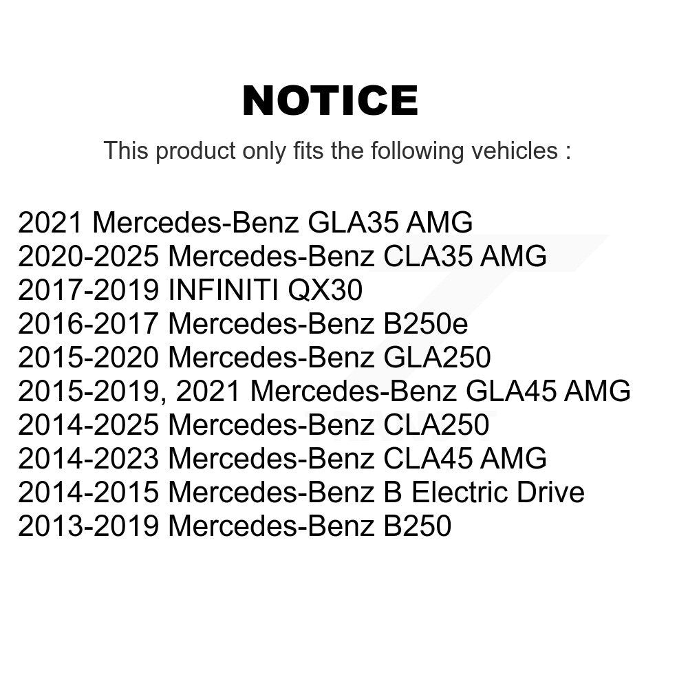 Filtre à air de cabine pour Mercedes-Benz CLA250 GLA250 B250 INFINITI QX30 CLA45 AMG B