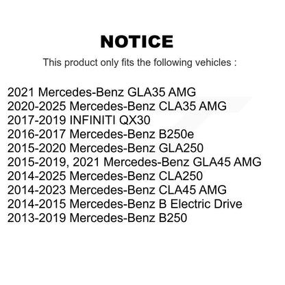 Filtre à air de cabine pour Mercedes-Benz CLA250 GLA250 B250 INFINITI QX30 CLA45 AMG B