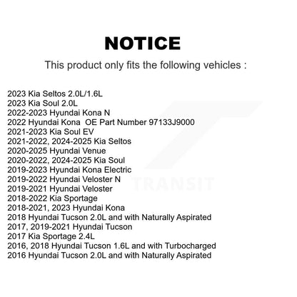 Filtre à air cabine pour Hyundai Kia Tucson Kona Seltos Lieu Sportage Soul Electric