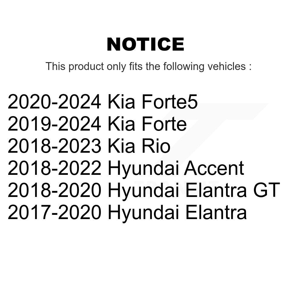 Filtre à air de cabine pour Hyundai Elantra Kia Forte Rio Forte5 GT Accent 54-WP10319