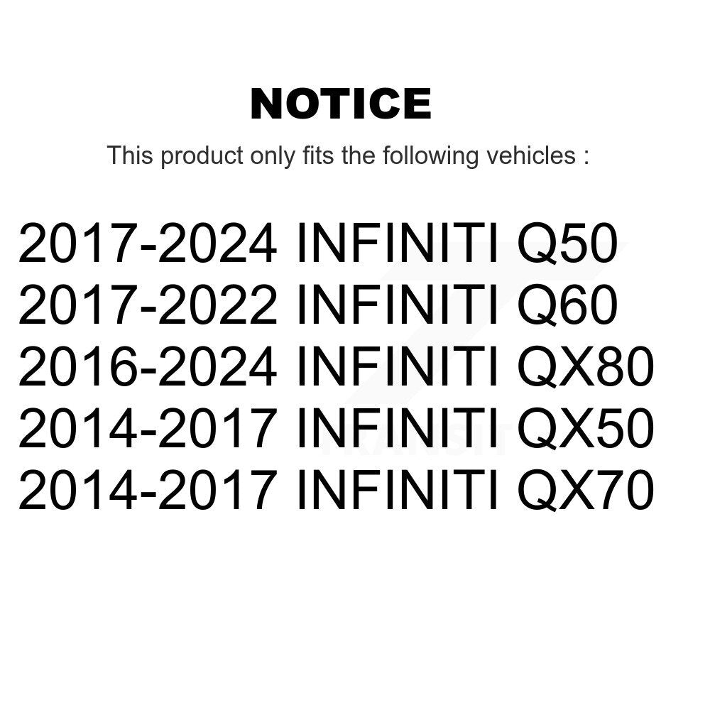 Filtre à air de cabine pour INFINITI Q50 QX50 QX80 Q60 QX70 54-WP10426