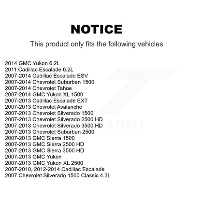 Filtre à air cabine pour Chevrolet GMC Sierra 1500 Silverado 2500 HD Avalanche 3500