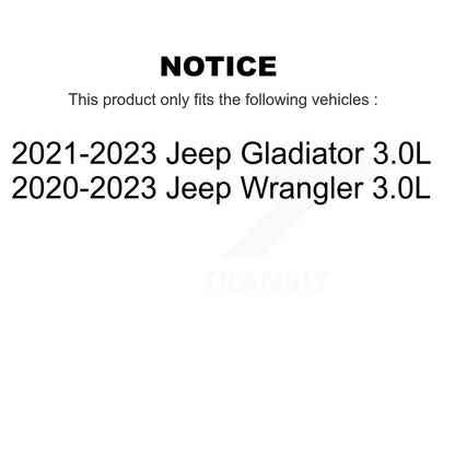 Filtre à air de cabine pour jeep Wrangler Gladiator 3.0L 54-WP10606