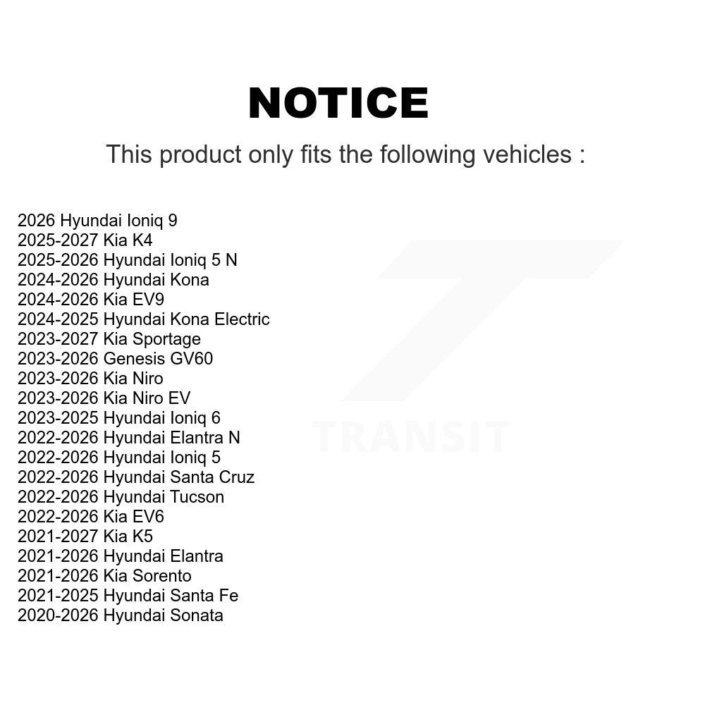 Filtre à air cabine pour Hyundai Kia Tucson Elantra Santa Fe Sportage Sorento Kona 5