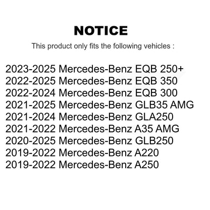 Filtre à air de cabine pour Mercedes-Benz GLB250 GLA250 A220 A250 EQB 350 GLB35 AMG A35
