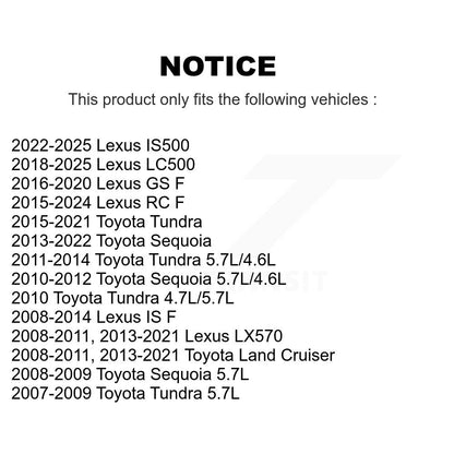 Filtre à huile moteur pour Toyota Tundra Sequoia Lexus LX570 LC500 IS F IS500 RC Lan