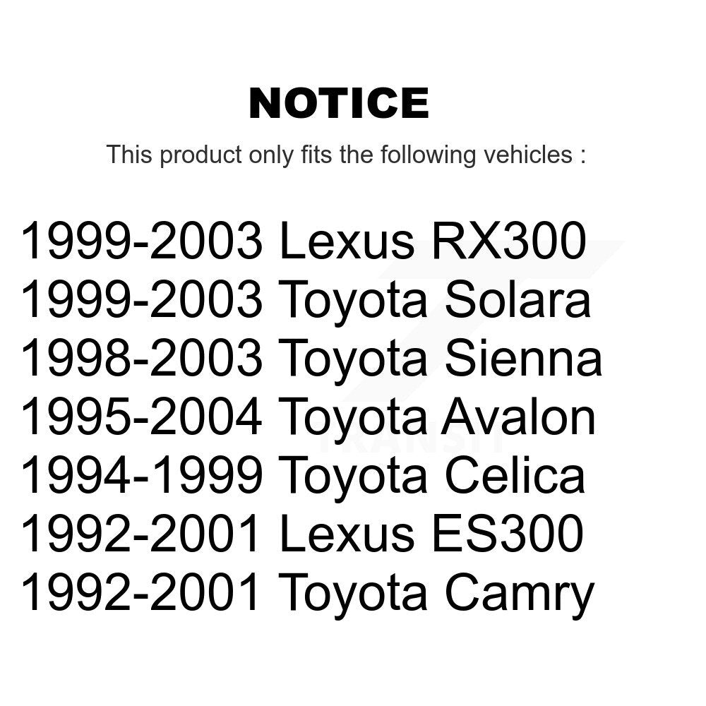 Filtre à Air pour Toyota Camry Sienna Lexus RX300 Solara Avalon ES300 Celica