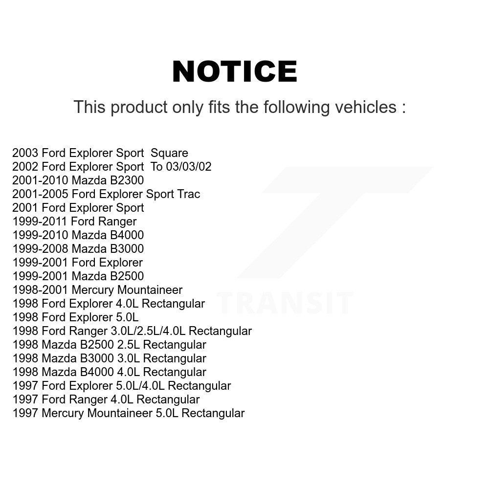 Filtre à Air pour Ford Ranger Mazda B4000 Explorer Sport Trac B3000 B2300 B2500