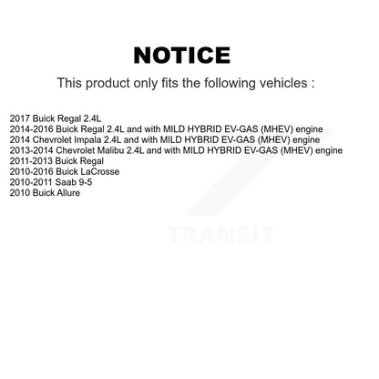 Filtre à Air pour Buick Chevrolet crosse Malibu Regal Impala Saab 9-5 Allure