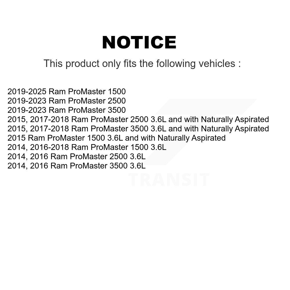 Filtre à air pour Ram ProMaster 2500 3500 1500 57-WA10304