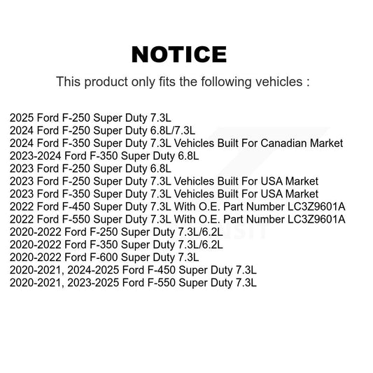 Filtre à air pour Ford F-350 Super Duty F-250 F-450 F-550 F-600 57-WA10906