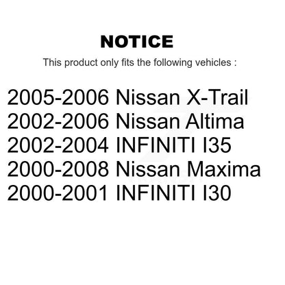 Roulement de roue avant pour Nissan Altima x-trail Maxima INFINITI I35 I30 70-510060