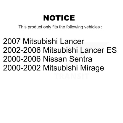 Roulement de roue avant pour Nissan Sentra Mitsubishi Lancer Mirage 70-510061