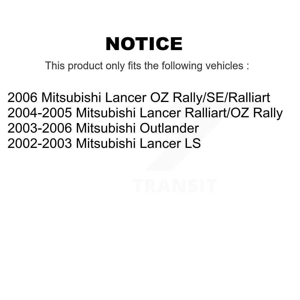 Roulement de roue avant pour Mitsubishi Lancer Outlander 70-510079
