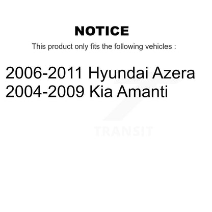 Roulement de roue avant pour Hyundai Azera Kia Amanti 70-510084