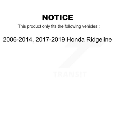 Roulement de roue avant pour Honda Ridgeline 70-510088