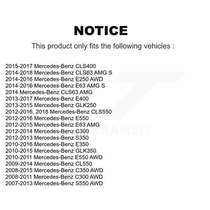 Roulement de roue avant pour Mercedes-Benz C300 GLK350 GLK250 E350 C350 E400 E550 E6