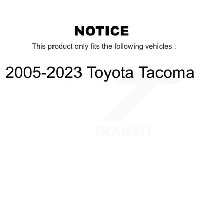 Ensemble de roulement de roue arrière gauche pour Toyota Tacoma 2005-2023 70-512294
