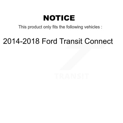 Ensemble de moyeu de roulement de roue arrière pour Ford Transit Connect 2014-2018 70-512525