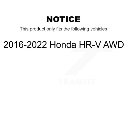 Ensemble de moyeu de roulement de roue arrière pour Honda HR-V AWD 2016 – 2022 70-512567
