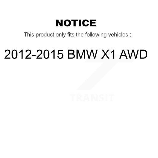 Ensemble de moyeu de roulement de roue avant pour BMW X1 AWD 2012-2015 70-513332