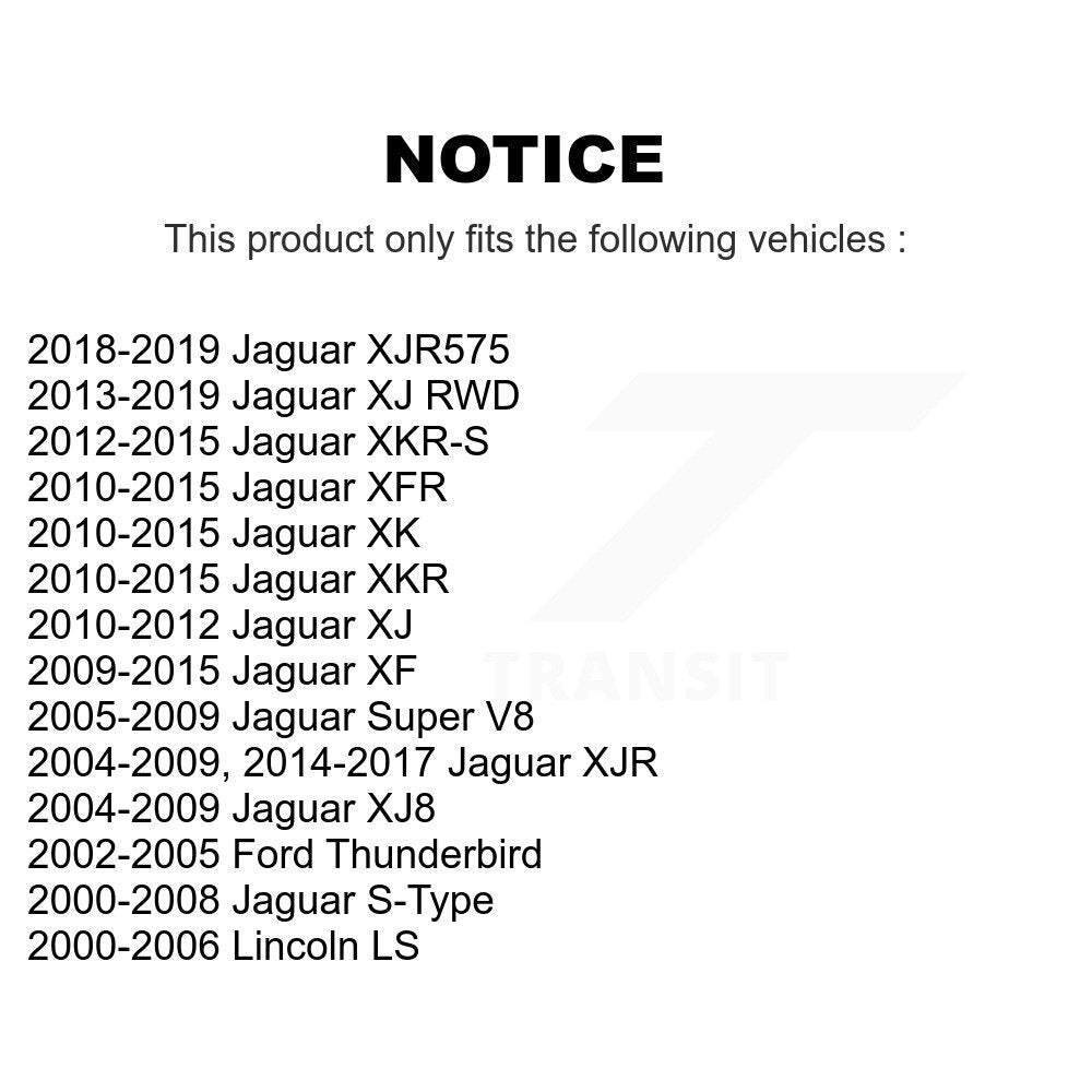 Ensemble de moyeu de roulement de roue avant, pour Jaguar Ford Thunderbird XF s-type XJ LS XK