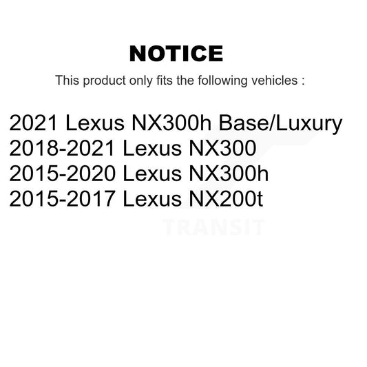 Ensemble de moyeu de roulement de roue avant pour Lexus NX300 NX200t NX300h 70-513424