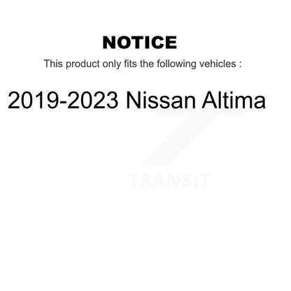 Ensemble de moyeu de roulement de roue avant pour Nissan Altima 2019-2023 70-513447