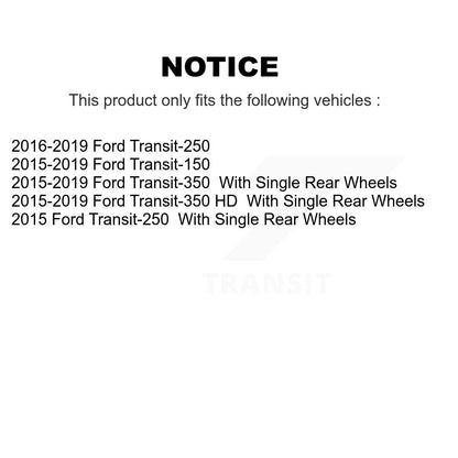 Ensemble de moyeu de roulement de roue avant, pour Ford Transit-250 Transit-150 Transit-350 H