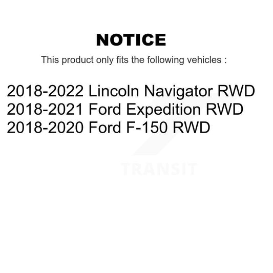 Ensemble de moyeu de roulement de roue avant, pour Ford F-150 Expedition Lincoln Navigator RW