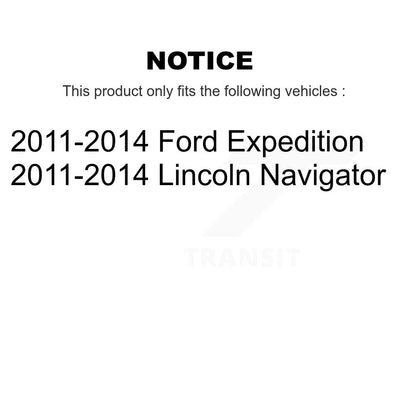 Ensemble de moyeu de roulement de roue arrière pour Ford Expedition Lincoln Navigator 2011-2014