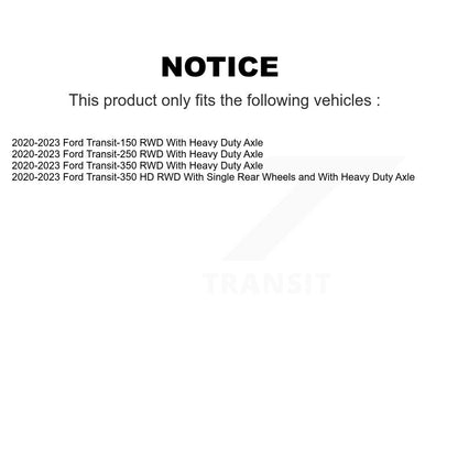 Ensemble de moyeu de roulement de roue avant, pour Ford Transit-250 Transit-350 Transit-150 H