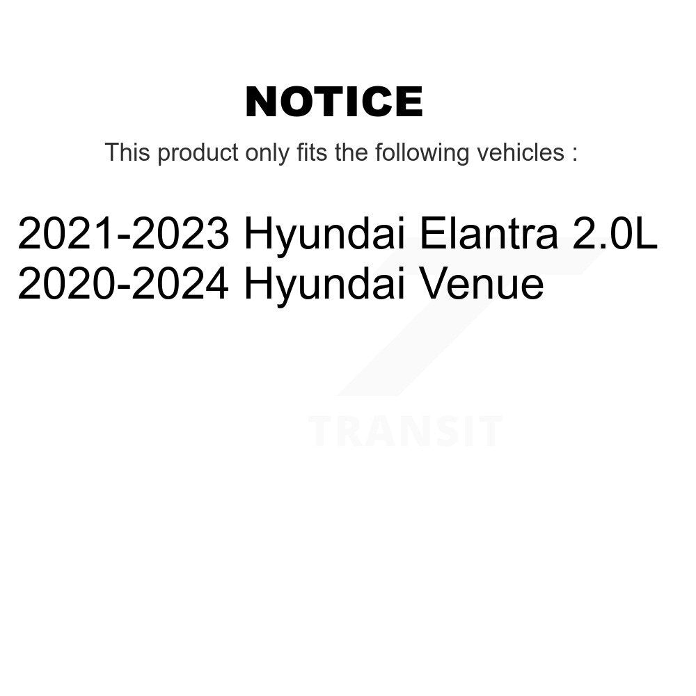 Ensemble de moyeu de roulement de roue arrière pour Hyundai Elantra Venue 70-KH5004