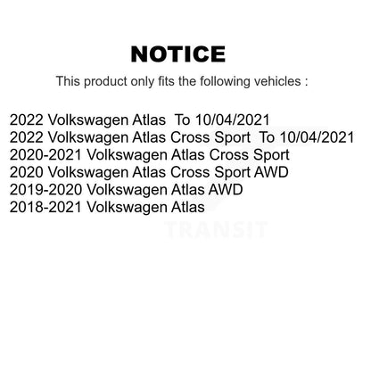 Ensemble de moyeu de roulement de roue pour Volkswagen Atlas Cross Sport 70-KH7500