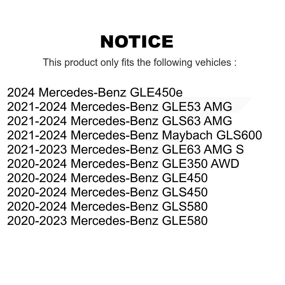 Roulement avant Hub Assemblage pour Mercedes-Benz GLE450 GLE350 GLS450 GLE53 S