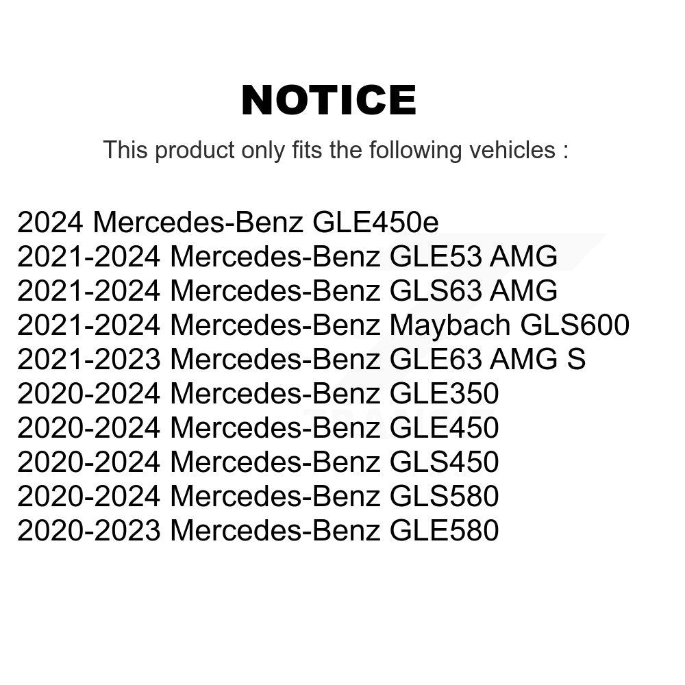 Roulement arrière Hub Assemblage pour Mercedes-Benz GLE450 GLE350 GLS450 GLE53 AMG