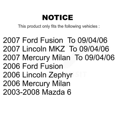 Ensemble de rotule de bras de commande de Suspension avant inférieur avant pour Mazda 6 Ford