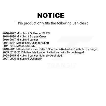 Ensemble de rotule de bras de commande de Suspension inférieure avant gauche pour Mitsubishi RVR