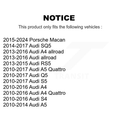 Ensemble de rotule de bras de commande de Suspension avant droit inférieur arrière pour Audi