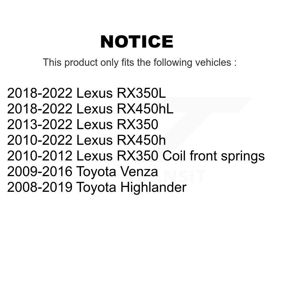 Ensemble de rotule de bras de commande de Suspension inférieure avant droite pour Toyota Lexus