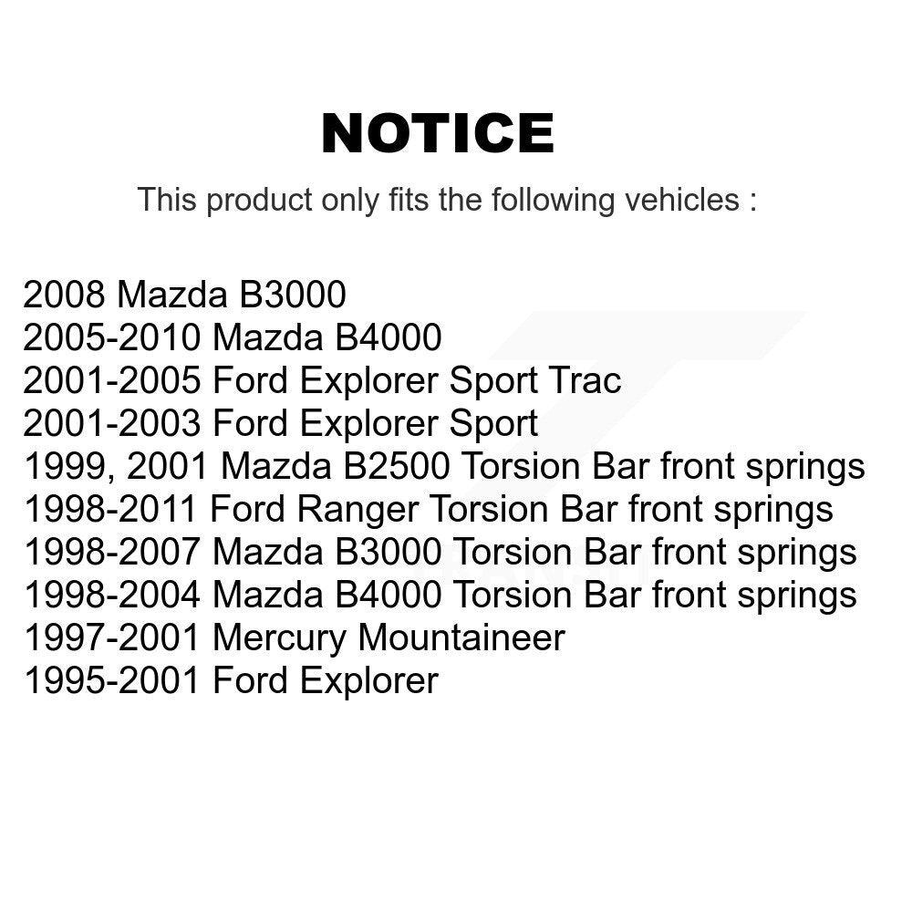 Ensemble de rotule de bras de commande de Suspension supérieure avant gauche pour Ford Ranger Tra