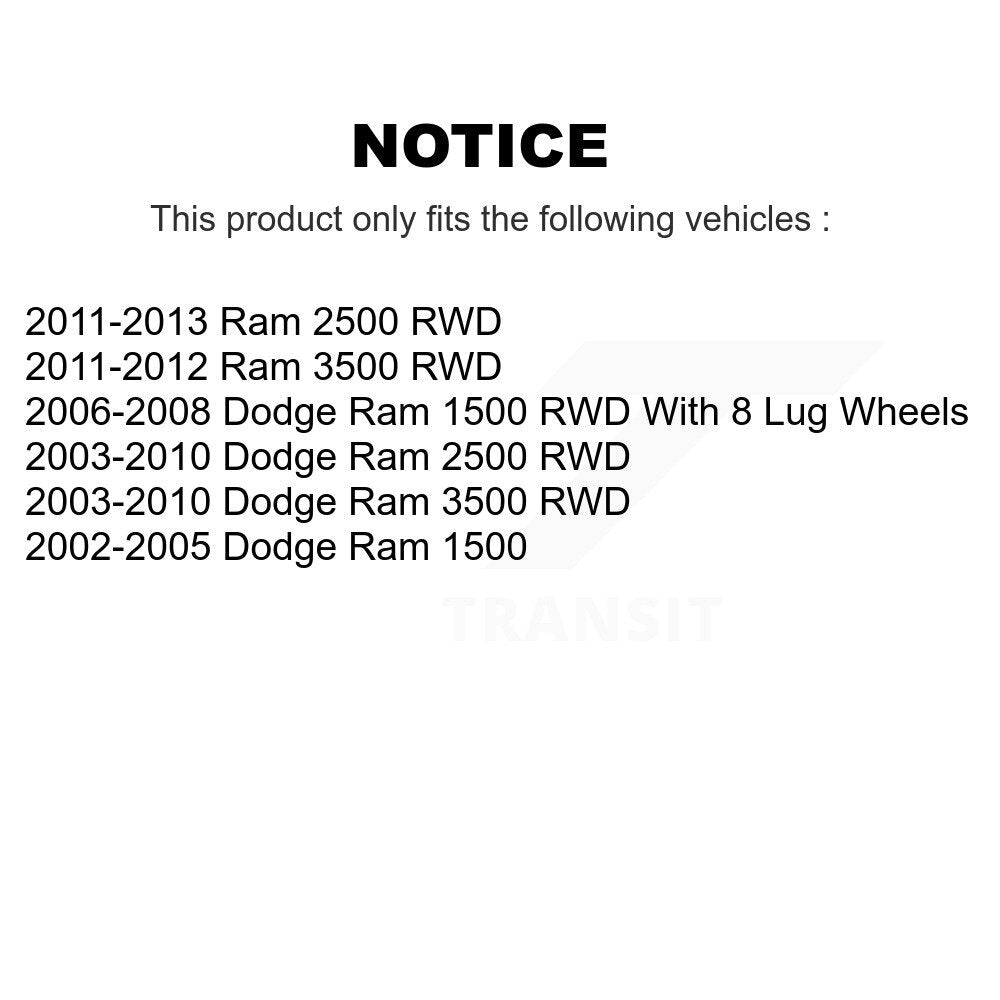 Extrémité de biellette de direction extérieure avant pour Dodge Ram 1500 3500 2500 72-ES3538