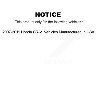 Extrémité de biellette de direction extérieure avant pour véhicules Honda CR-V fabriqués aux États-Unis