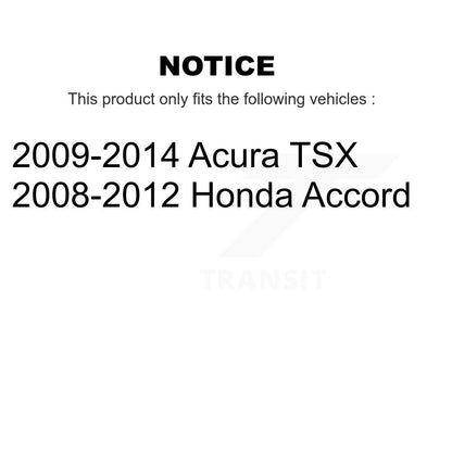 Extrémité de biellette de direction extérieure avant droite pour Honda Accord Acura TSX 72-ES800459