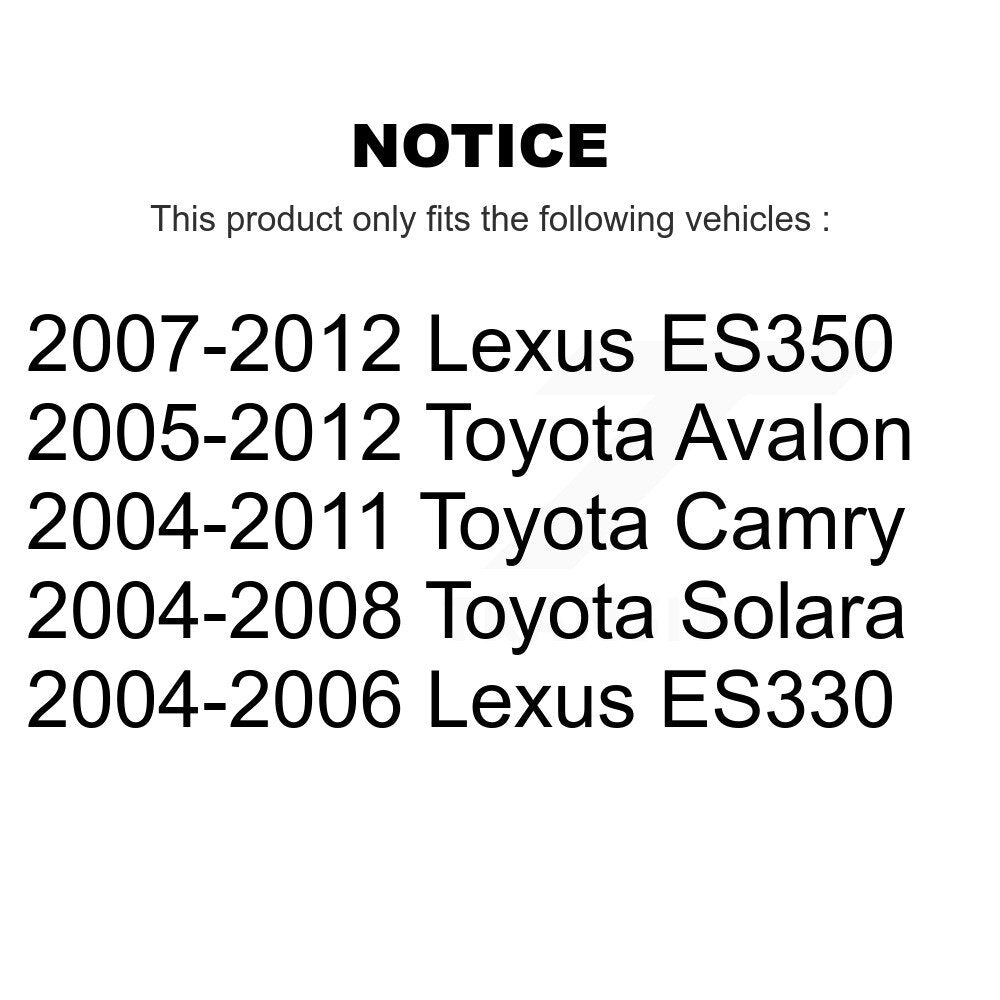 Extrémité de biellette de direction extérieure avant droite, pour Toyota Camry Lexus ES350 Solara ES33
